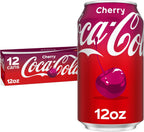 Coca-Cola Cherry Coke Soda, 12 Fl Oz (pack of 12)