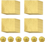 200pcs Foil Candy Wrappers, 4x4 inches DIY Square Package Wrapping Papers for Chocolate Candy Packaging