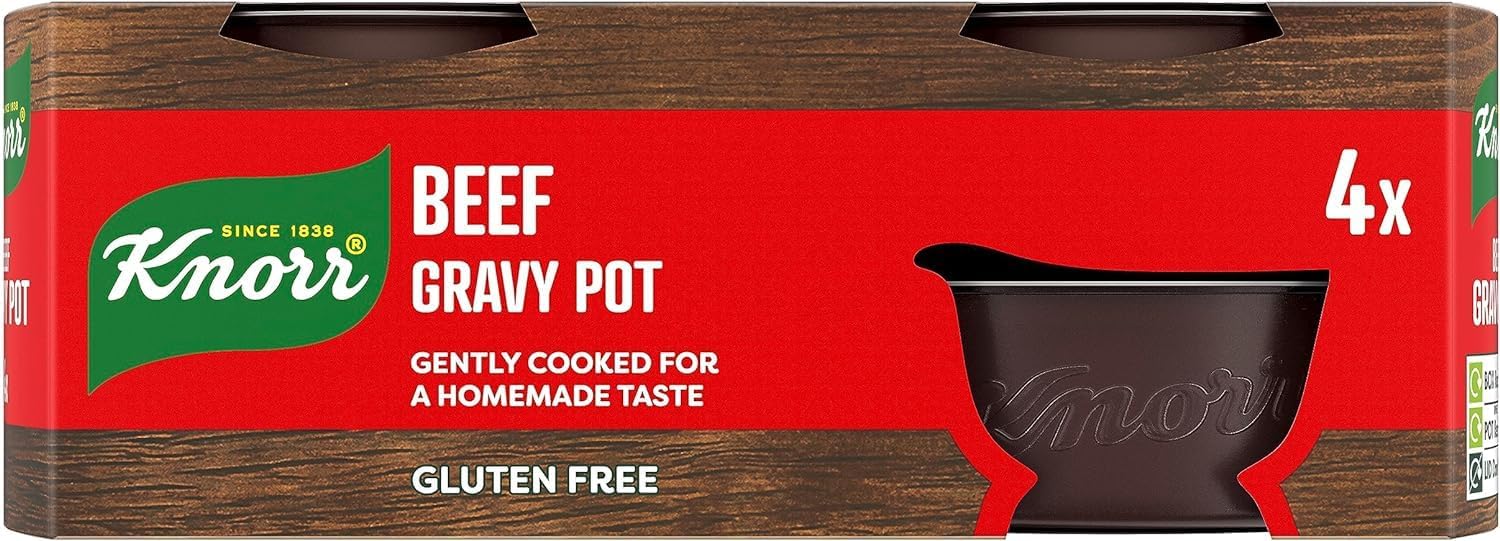 Knorr Beef Gravy Pot 4 x 28 g
