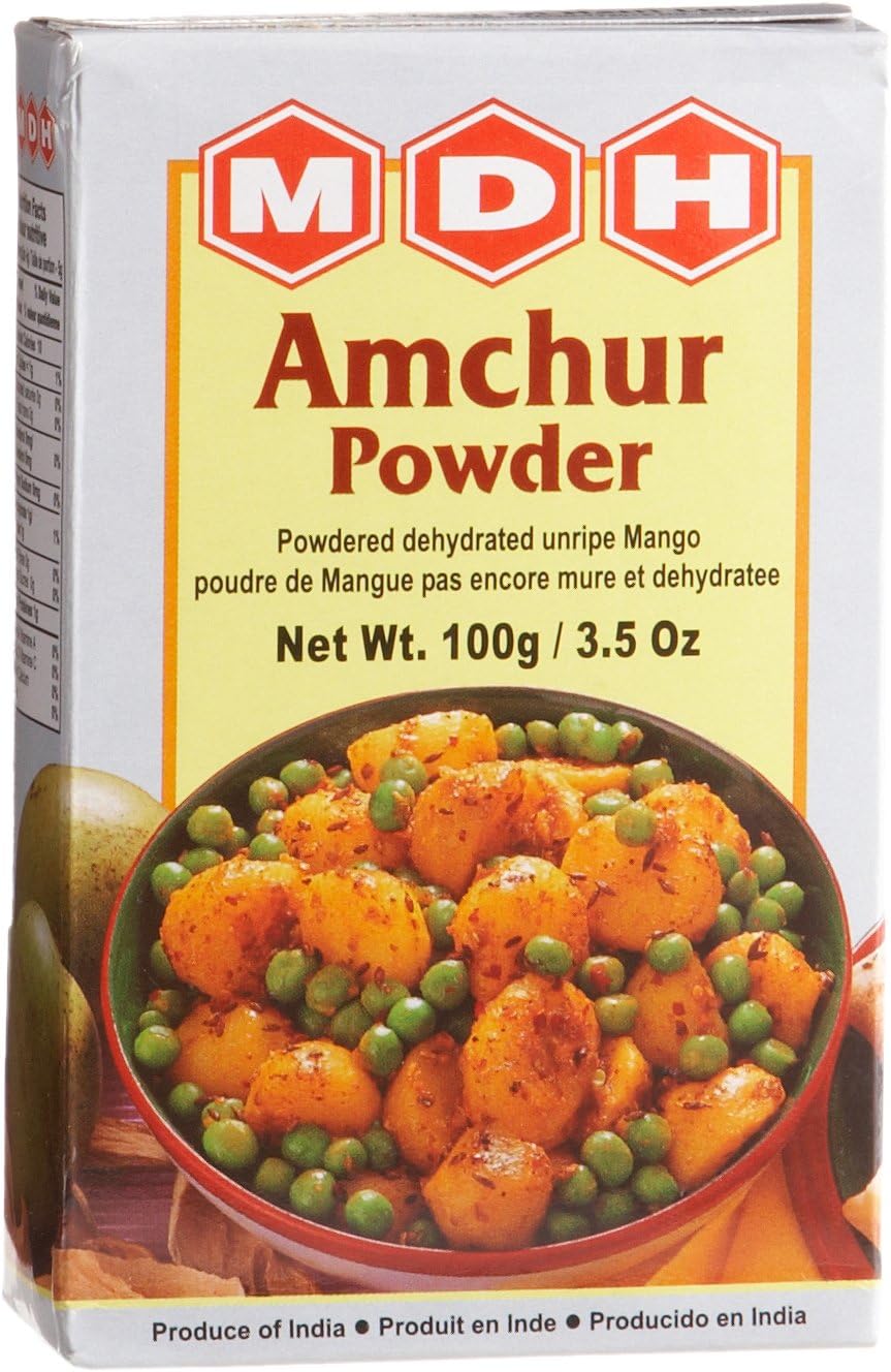 MDH Amchur Powder (Dehydrated Unripe Mango), 3.5-Ounce Boxes (Pack of 10)