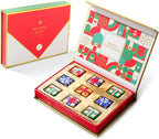 Christmas Card Gift, Holiday Chocolate Card Greeting Box, 9 Individually Wrapped Chocolates, Food Sweets Candy, Stocking Stuffer for Men, Women, Children, Bonnie and Pop