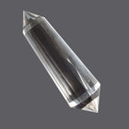 Clear Crystal Wand 24 Sided Vogel Crystal Point 3.15 Inch Double Terminated Crystal Tower Natural Crystal Chakra Quartz Healing Crystal for Chakra Spiritual Meditation Home Decor Gift