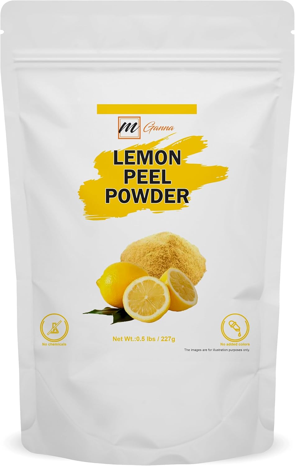 100% Natural Lemon Peel Powder For Skin Care 0.50 LBS / 227 GMS / 8 Oz