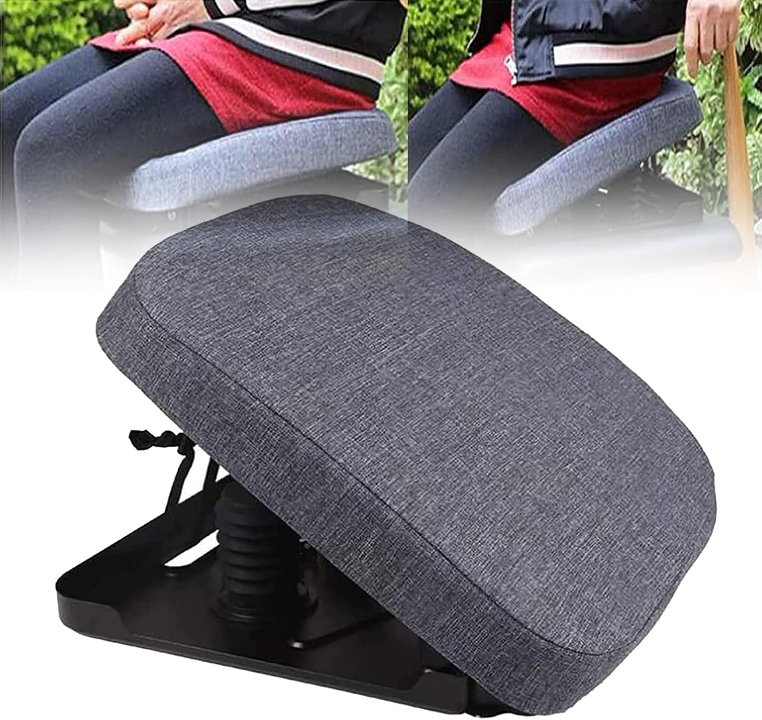 COMAAM Chair Lift Seat Assist Cushion,Sofa Lifting Cushion Seat Pad with Rising Aid, Portable Lifting Assist Chair for Seniors & Disabled