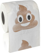 Poop Happy Birthday Decorations Gifts for Women Men Her Him, 3 Ply 150 Sheets Novelty Prank Toilet Paper Roll Tissue Papers, Custom Bathroom Decor Party Supplies Favor for Guest Friends Present