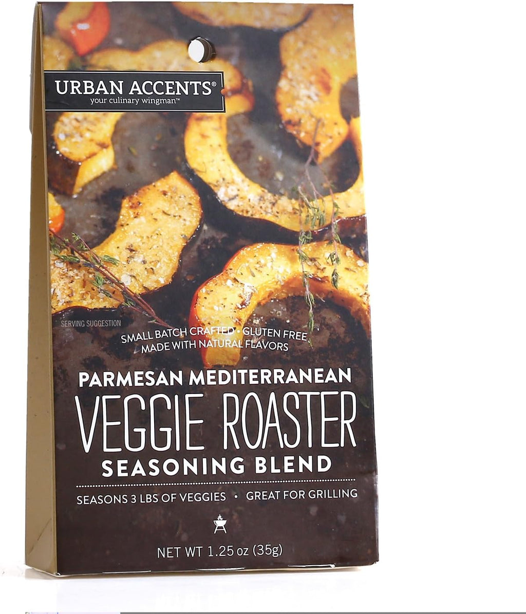 Parmesan Mediterranean Veggie Roaster Seasoning Blend – Vegetable Spice Mix, Urban Accents 1.25 Ounce