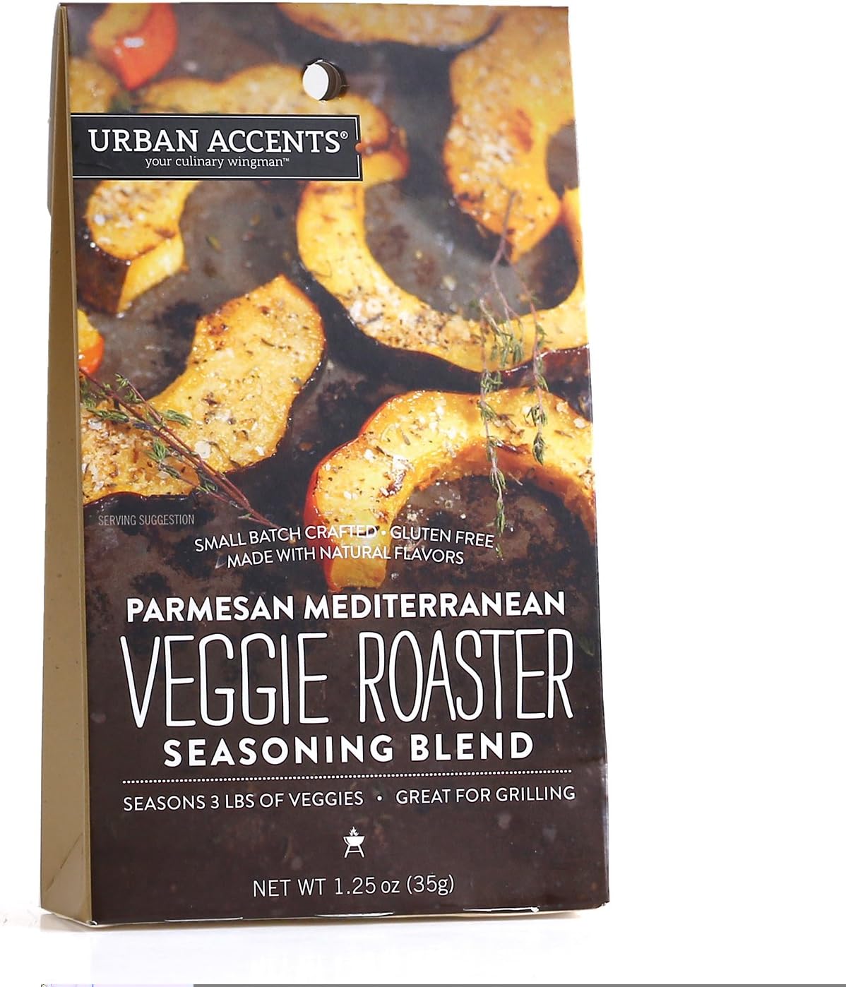 Parmesan Mediterranean Veggie Roaster Seasoning Blend – Vegetable Spice Mix, Urban Accents 1.25 Ounce
