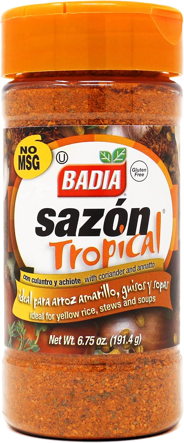Badia Sazon Tropical With Coriander And Annato, 6.75 oz