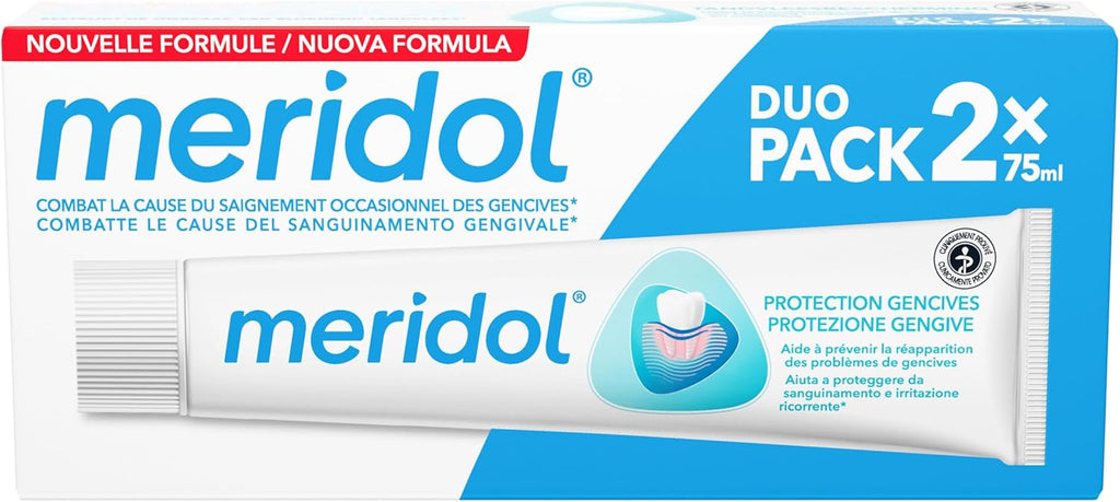MERIDOL GENCIVES IRRITEES Dentifrice Pack Double (2 x 75 ml)