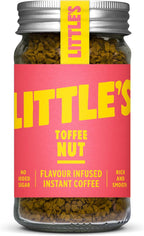 Little’s Toffee Nut Instant Coffee – No Added Sugar, Freeze-Dried Flavored Coffee 1.76 Ounces, 14 Servings Per Jar