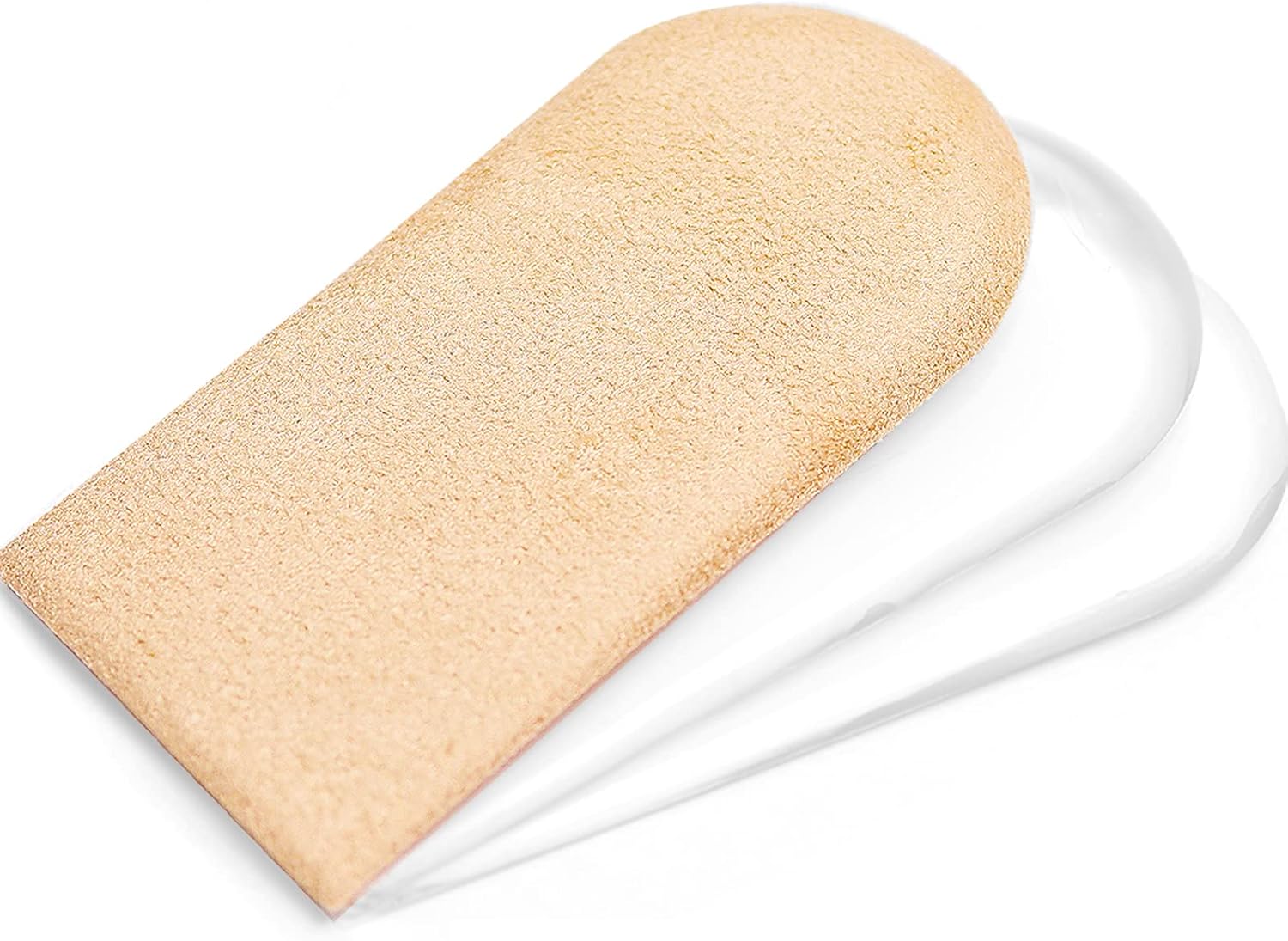 Adjustable Heel Lifts(3 Layers), 1/4' 1/2' 3/4' Height Increase Insoles for Leg Length Discrepancy - Small Shoe Lifts for Women, Shoe Inserts Comfort Half Foot Pads for Heel Pain - 1 Pair