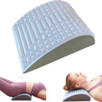 Refresh Neck and Back Stretcher for Sciatica Pain Relief Devices,Back Stretcher for Lower Back Pain Relief in Office,Acemend Smooth Spine Alignment,Neck Traction Pillow for Neck Pain Relief(Blue)