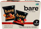 bare Baked Crunchy Apple Chips, 2 Flavor Variety, 0.53oz Snack Bags (7 Pack)