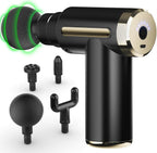 cotsoco Massage Gun Deep Tissue for Pain Relief with 4 Massage Heads & 6 Speeds, Electric Mini Handheld Body Massager for Any Pain Relief, Best Gifts for Dad and Mom