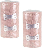 ABOOFAN 2pcs Elastic Band Wrap for Sports Guard, Breathable High Elasticity Body and Limb Support Straps 7.5cm X 4.5m, Sweat-Absorbent Compression Wraps for Athletic Injury Prevention