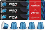 Prince Caffe Espresso Pods – PREMIUM Intensity 8 Medium Roast Coffee Capsules – Compatible with Nespresso, Pods for Original Line Machines – Premium Quality Espresso Capsules 3 x 10 Pack (30 Count)
