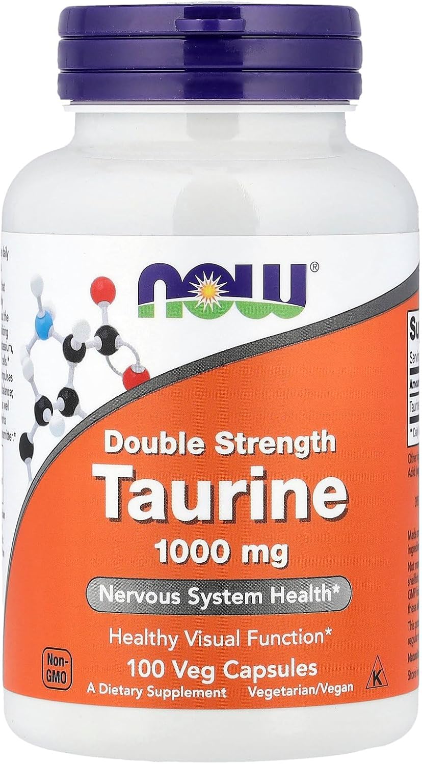 NOW Foods: Taurine 1000 Milligram 100 Capsules