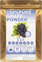 Plant Gift 100% Pure Grape Powder 葡萄粉 Wild Grown and Freeze Dried, Natural Flavor for Beverage, Smoothie and Baking, No GMOs 100G