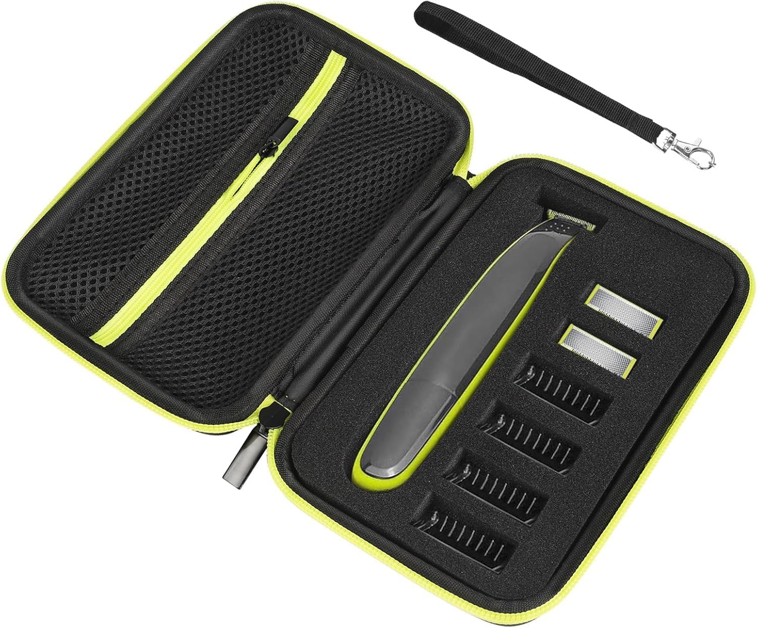 EVA Protective Shaver Hard Case Compatible with Philips One Blade QP2724/90 QP2834/70 QP2630/72 Hybrid Electric Trimmer Hard Portable Storage Carrying Case for Shavers and Accessories