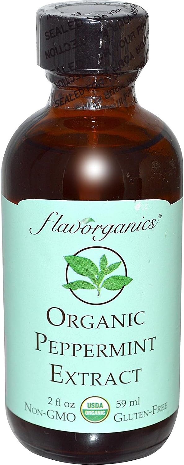 FLAVORGANICS Organic Pure Peppermint Extract, 2 FZ