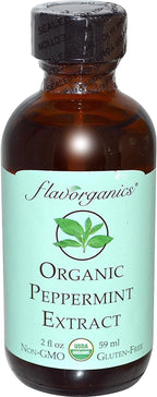 FLAVORGANICS Organic Pure Peppermint Extract, 2 FZ