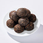 Yunnan Ripe Pu-erh Tea Tuocha, 10 Mini Pu'er Tea Cakes (50g) – Aged Tree Fermented Black Tea, Smooth & Sweet, Individually Wrapped for Easy Brewing