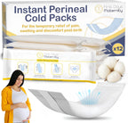 First Days Maternity - 2-in-1 Instant Perineal Cold Packs for Postpartum - Cooling, Absorbent, Disposable - Ideal for Hospital Bag - New Mom Maternity Pad Essentials (12)