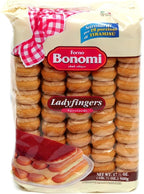 Bonomi Italian Lady Fingers, Savoiardi Sponge Cookies, 10 Packs of 60 Count, 17.6 oz Each, Perfect for Tiramisu, Authentic Italian Biscuits, Light and Delicate Sponge Cake, Sugar-Dusted Finish