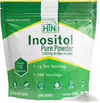 Health Thru Nutrition Inositol Powder – 500g Pure Powder as Myo-Inositol | 1,000mg (1g) Per Scoop - Included | Unflavored, Vegan, Non-GMO | 500 Servings – Clean Supplement