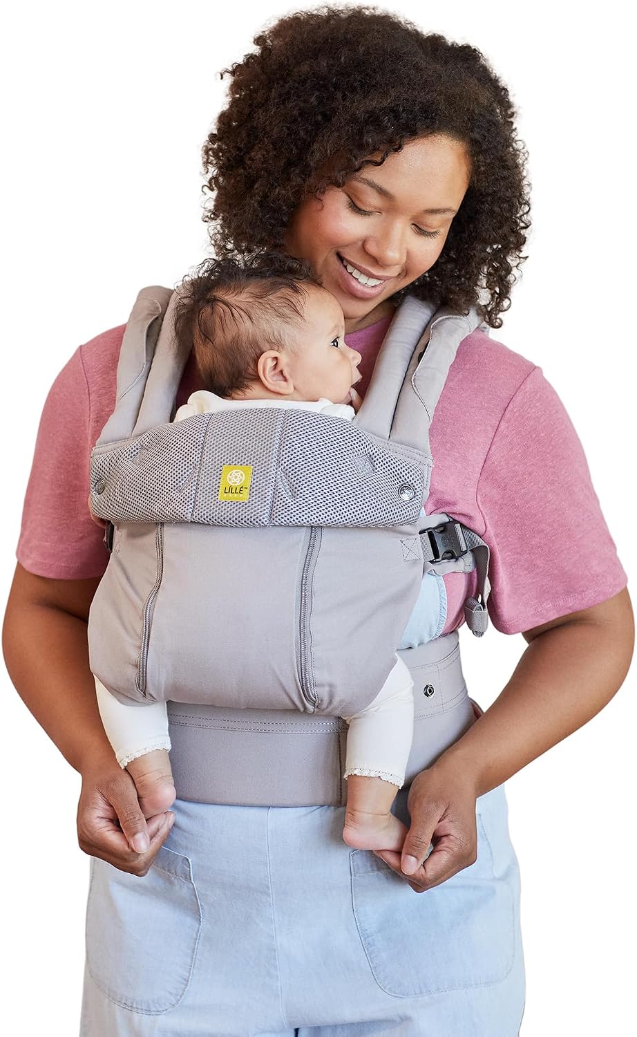 LÍLLÉbaby Complete All Seasons Ergonomic 6-in-1 Baby Carrier Infant to Toddler with Lumbar Support (7-45 Pounds), 360 Degree Baby Wearing & Multi-Position, Inward & Outward Facing (Stone)