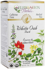 CELEBRATION HERBALS White Oak Bark Organic 24 Bag, 0.02 Pound