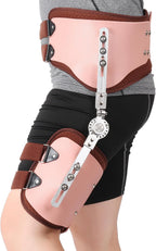 ROM Hip Abduction Brace, Post Op Hinged Hip Stabilizer Brace, Adjustable Hips Orthosis Support for Hip Replacements, Sciatica Pain Relief, Joint Protection Fixation Device (Left)