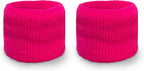 Couver Neon Unisex Dual Layer Athletic Sweat Sport Wristband, 1 Pair