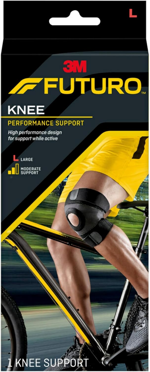 FUTURO Performance Knee Support, Ideal for General Support and Exercise, Large