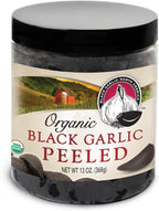 Organic Peeled Black Garlic Cloves - 13oz - Kosher Certified
