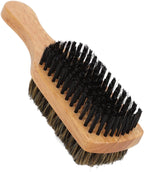 Double Sided Beard Brush, Great for and Detangling, Ergonomic Handle, Nylon, for Men, Rubber Wood Handle, Maintaining Coarse Hair Beard Brush Double Sided