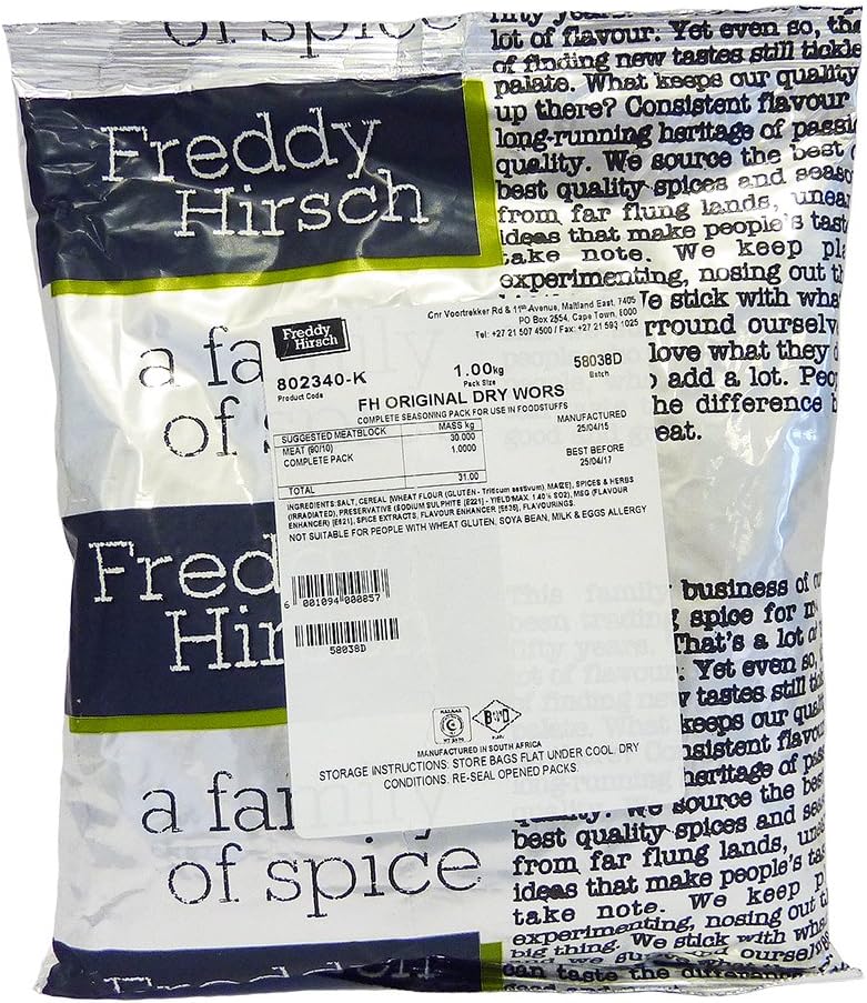 Freddy Hirsch Original Dry Wors 1kg