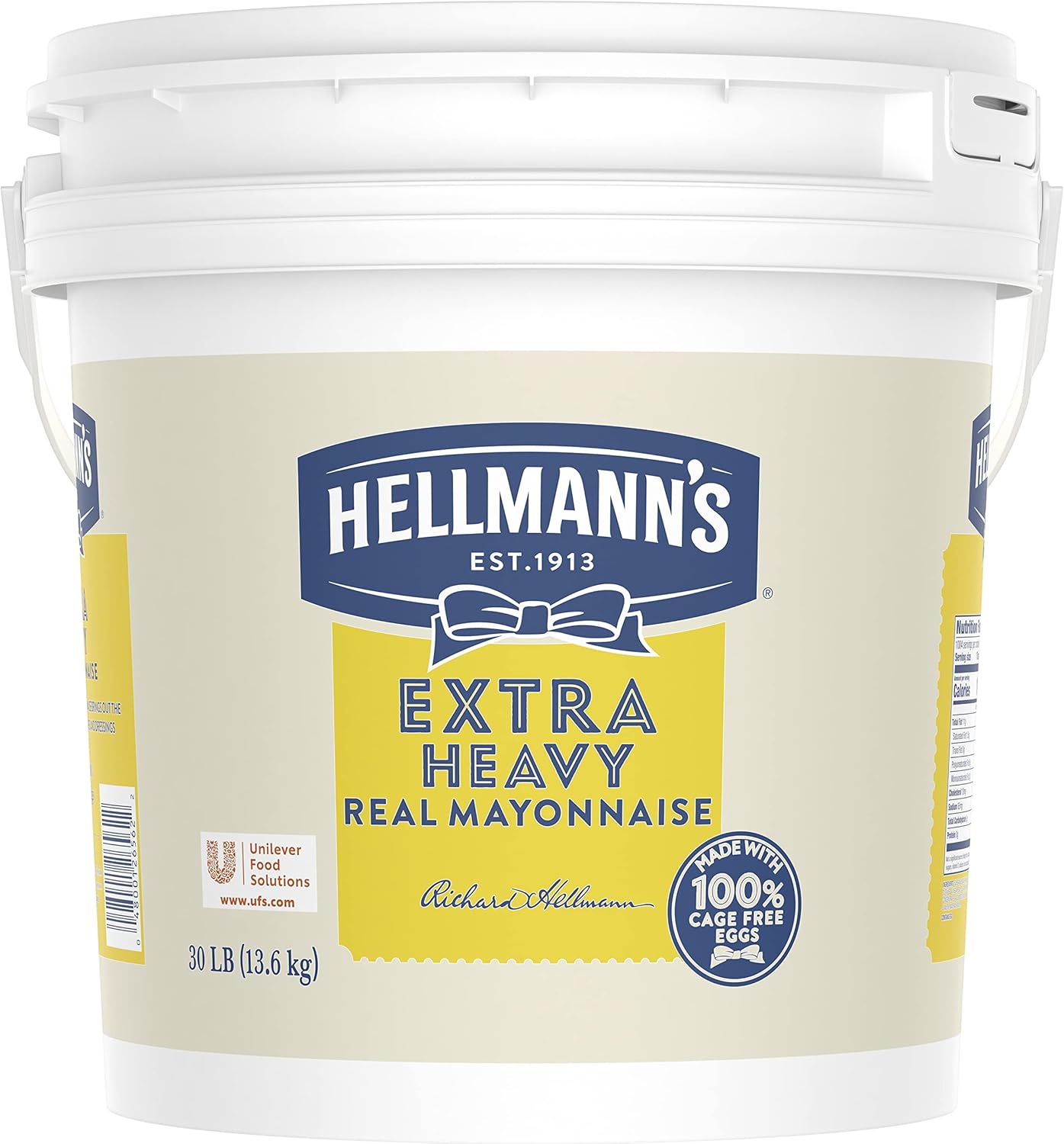 Hellmann's Extra Heavy Mayo Pail 4 Gallons, 512-Ounce