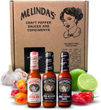 Melinda’s Hot Sauce Variety Pack - Extra Spicy Gourmet Hot Sauce Gift Set with Variety of Heat Levels - Includes Extra, XXXXtra Reserve, Ghost Pepper - 5 oz, 3 Pack