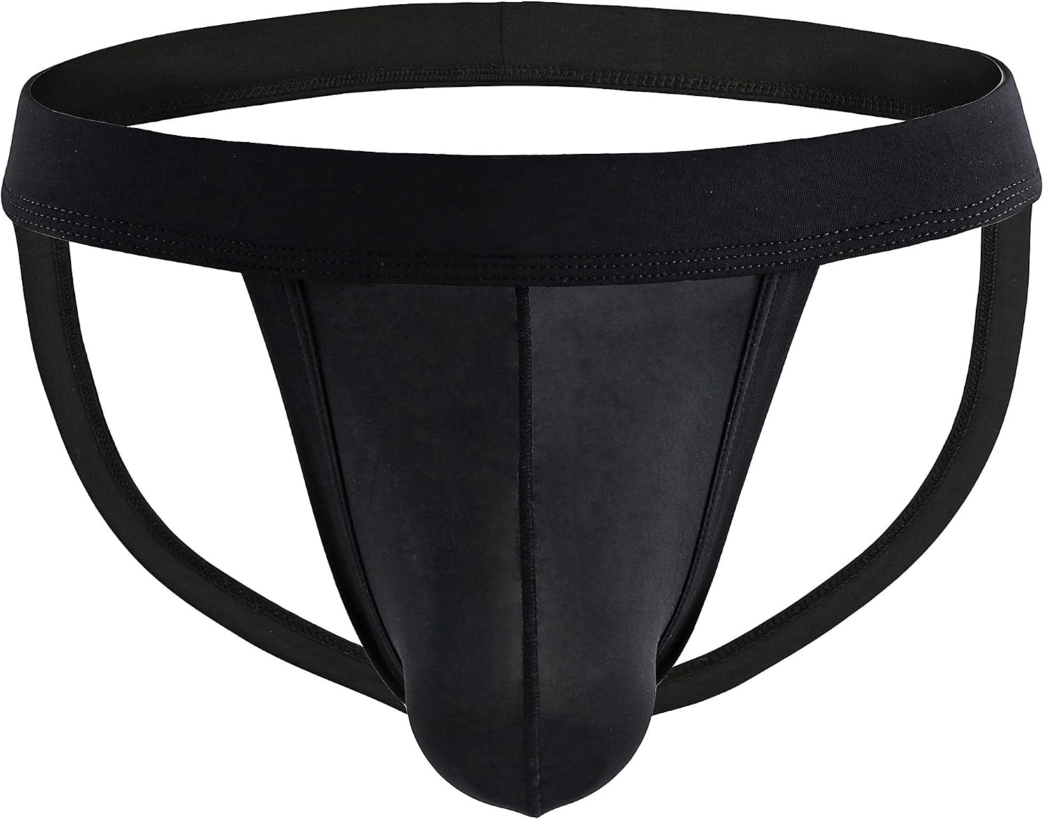 eywlwaar Men's Athletic Supporter Briefs Jockstrap Underwear Elastic Nylon Pouch Bikini Briefs