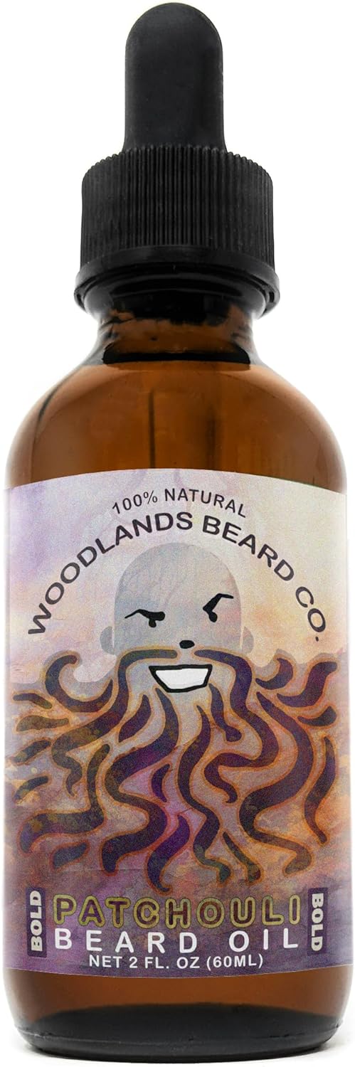 Patchouli Beard Oil – A Strong Bold Patchouli Scent (2 oz.)