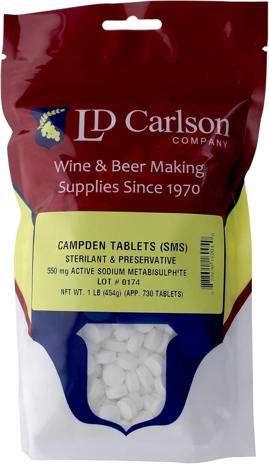 Campden Tablets (sodium metabisulfite) - 1 Pound Bulk