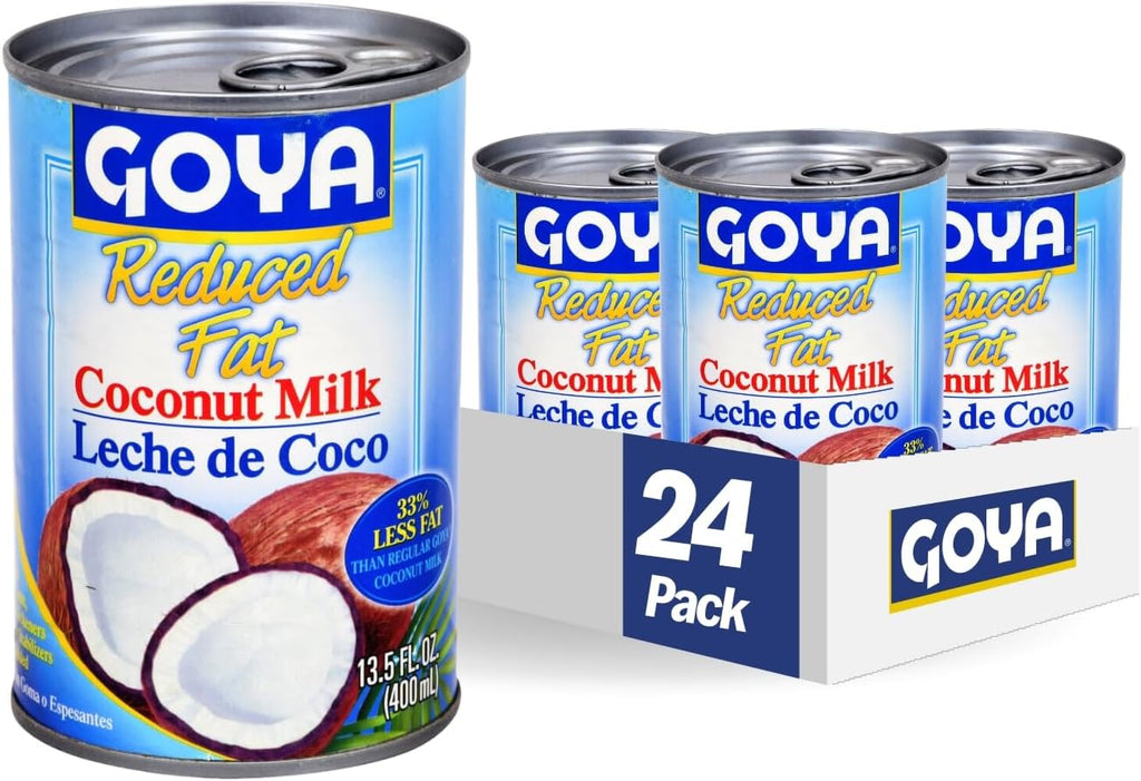 Goya Foods Coconut Milk, Reduced Fat, 13.5 Fl Oz (Pack of 24)