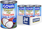 Goya Foods Coconut Milk, Reduced Fat, 13.5 Fl Oz (Pack of 24)