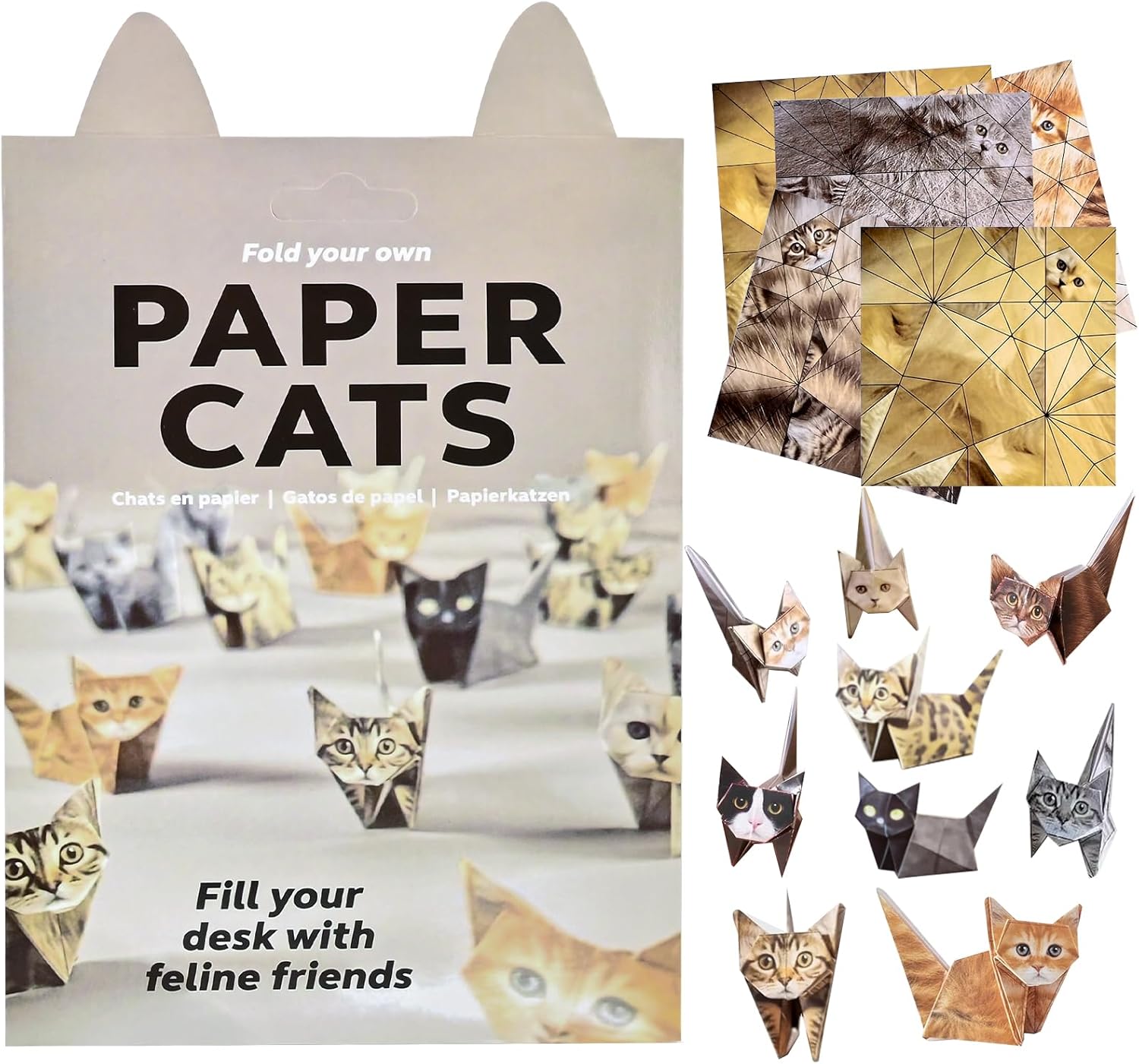 CHVILIDM Origami Paper for Cat and Dog Creations – Smooth Folding Sheets for Detailed Animal Designs, Artistic DIY Projects, and Display-Worthy Decor