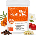 20 Count Natural Ulcer Healing Tea for Men & Women Stomachache Relief, Gastritis and Heartburn Ease Solution Herbal Teabags, Support Various Daily Stomach & Digestive Discomfort Nourishing