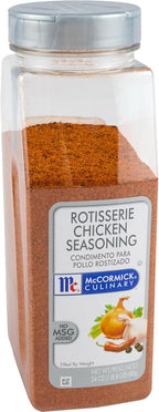 McCormick Culinary Rotisserie Chicken Seasoning, 24 oz - One 24 Ounce Container Chicken Seasoning Rub to Create Authentic, Slow Roasted Rotisserie Flavor
