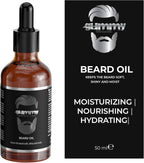 Gummy Professional Beard Oil for Men – Lightweight Conditioning Oil Formula to Moisturize and Soften Facial Hair, Beard and Mustache – Non Greasy Grooming Care for Daily Use – 1.69 fl oz / 50 ml