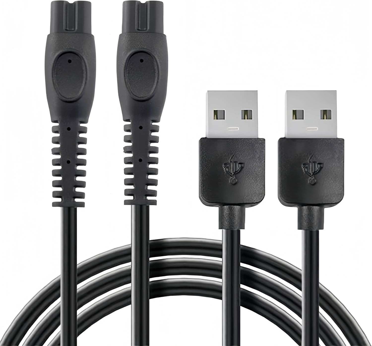 USB Charger Cable for Philips Sonicare One Rechargeable Toothbrush, 2 Pack