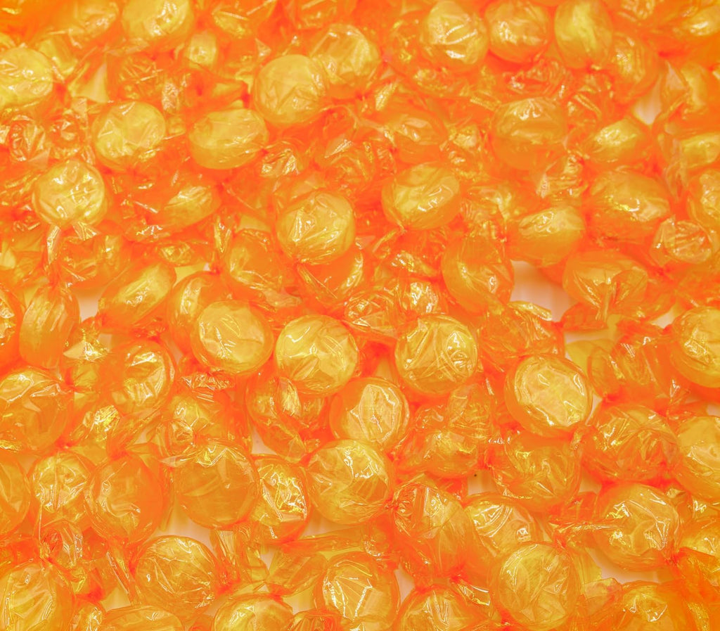 BUTTERSCOTCH Hard Candy Discs 2 lb – Bulk Bag, Sweet & Buttery Flavor, Individually Wrapped (146 Pieces)